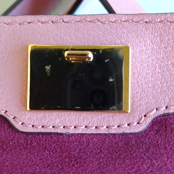 Kate Spade Oliver Drive Hetty Bow Crossbody Bag Dusty Peony Pink - Picture 9 of 13